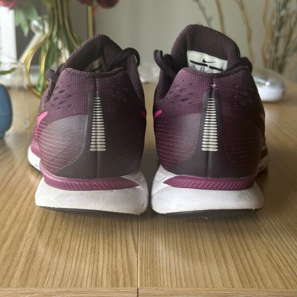 NIKE AIR ZOOM PEGASUS 34 Port Wine Size 9 Purple Sneakers Athleisure Gorpcore - Picture 8 of 12